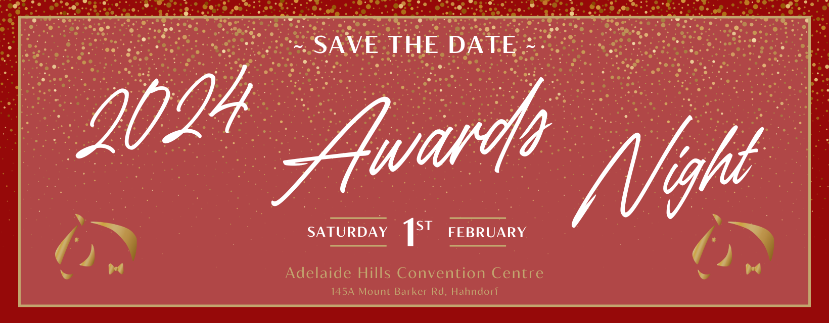 2024 ESA Awards Night Save The Date Equestrian South Australia